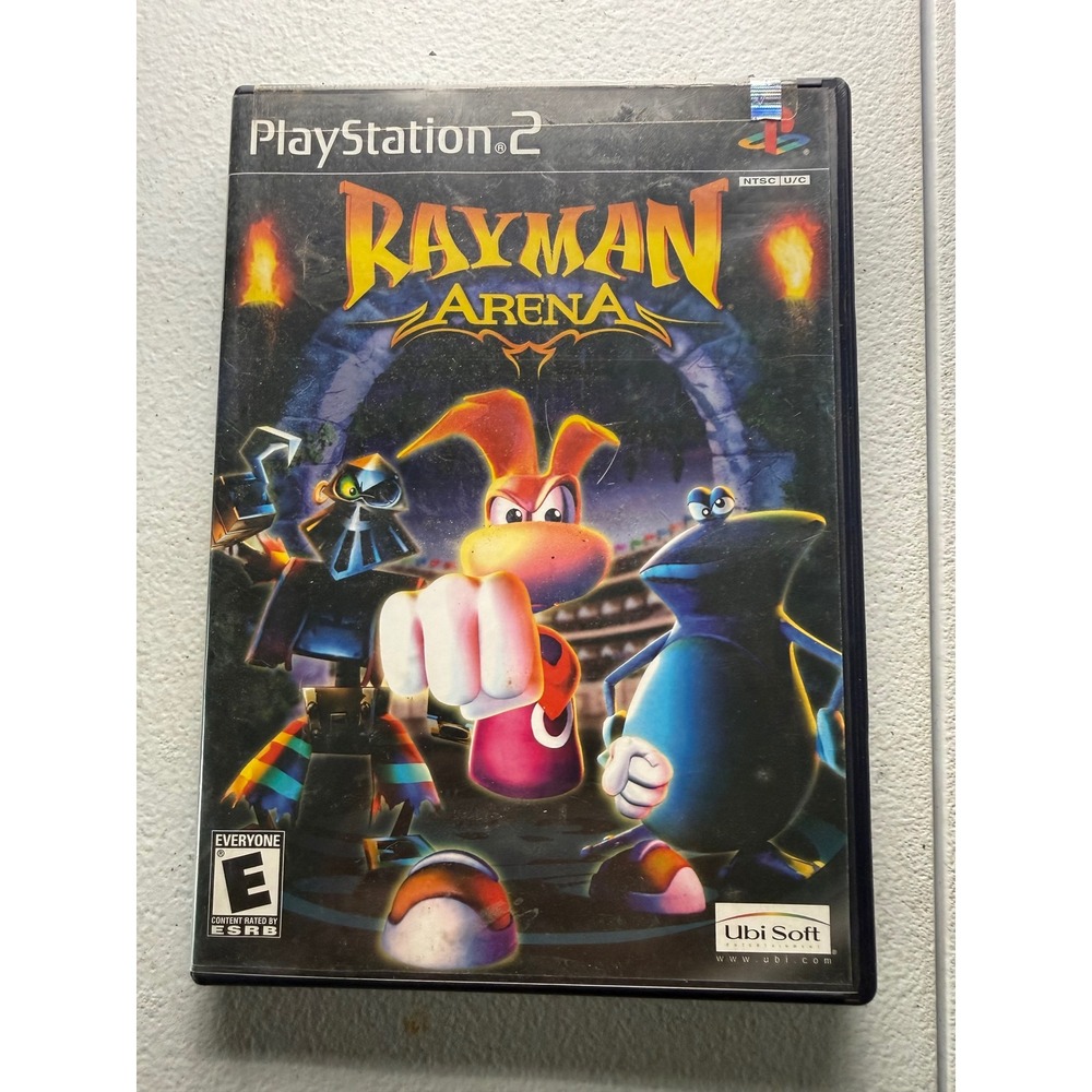 Rayman Arena Sony PlayStation 2 PS2 Game Ubisoft NTSC U/C Tested